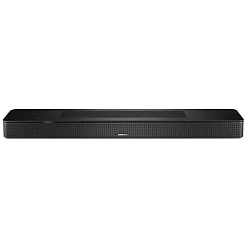 Bose New Smart Dolby Atmos Soundbar, Black Bundle with Wireless Surround Speakers (Pair), Bass Module 500