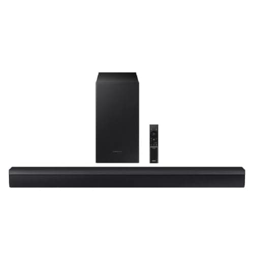 SAMSUNG 2.1Ch 210W Soundbar with Wireless Subwoofer - Black HW-C43M (Renewed)