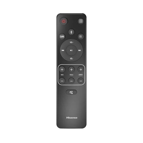 Hisense 5.1 Ch 510W Soundbar with Wireless Subwoofer and 2 Rear Surround Speakers, Dolby Digital Plus and DTX Virtual:X, HDMI eARC, Bluetooth - R651 (Renewed)