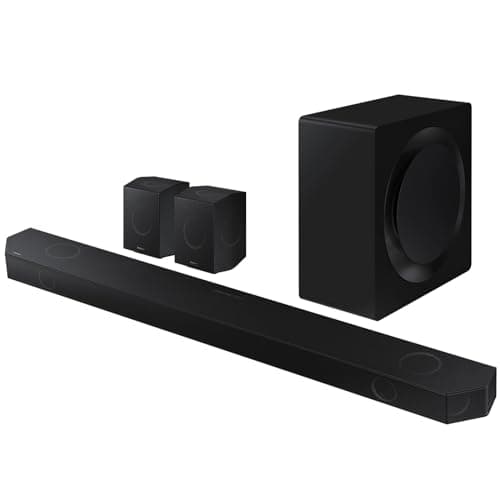 SAMSUNG HW-Q990D Q-Series 11.1.4 ch. Wireless Dolby Soundbar with Q-Symphony (2024) (Renewed) Bundle with 2 Year Enhanced Protection Pack