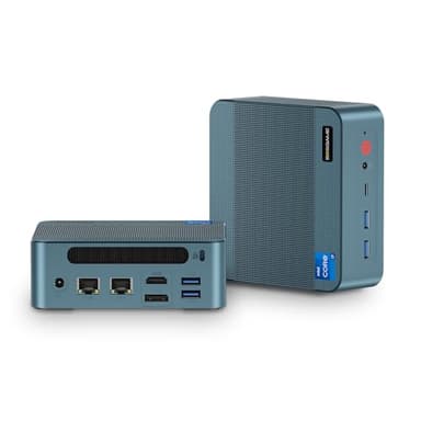 P2 Plus Mini PC, Intel i7 12700H Mini Desktop Computers, 32GB DDR5, 512GB NVMe, with Thunderbolt 4&Dual Gigabit Ethernet Ports, 4K Triple Display, Wi-Fi 6E, Bluetooth 5.2