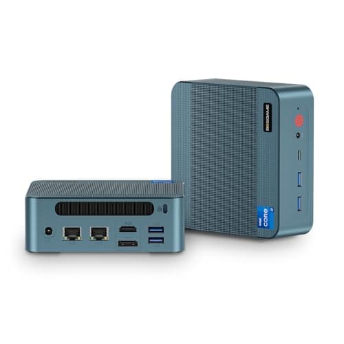 P2 Plus Mini PC, Intel i7 12700H Mini Desktop Computers, 32GB DDR5, 512GB NVMe, with Thunderbolt 4&Dual Gigabit Ethernet Ports, 4K Triple Display, Wi-Fi 6E, Bluetooth 5.2