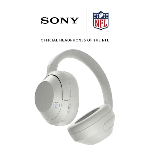 Sony ULT WEAR Over-Ear Noise Cancelling Bluetooth Headphones with Alexa Built-in, Comfortable Design, 30-Hour Battery, Massive Bass, Off White