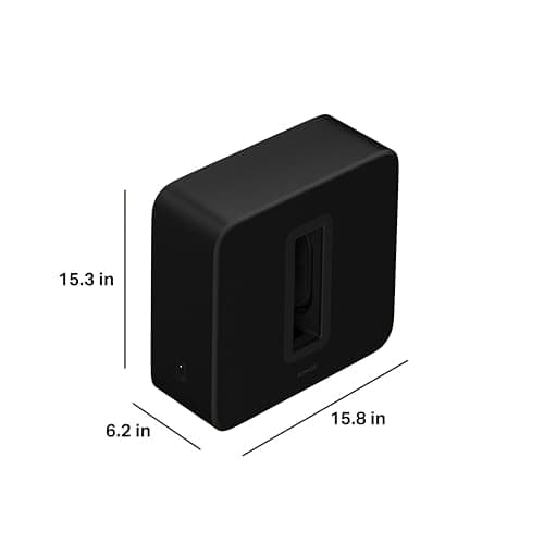 Sonos Sub 4 - Wireless Subwoofer - Black