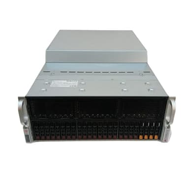 Supermicro Deep Machine Learning 5U 2X EPYC 32-Core, 128GB DDR4 RAM, 4X 15.36TB SSD, NVMe 2X 10GbE BYO 8X GPU (Renewed)