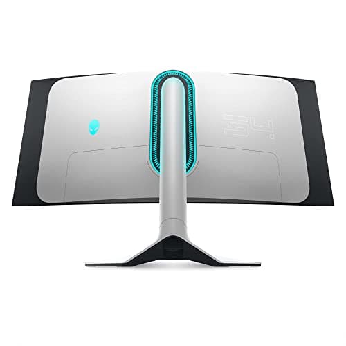 Alienware AW3423DW 34.18-inch Quantom Dot-OLED Curved Gaming Monitor, 3440x1440 Pixels at 175Hz, Lunar Light (Renewed)