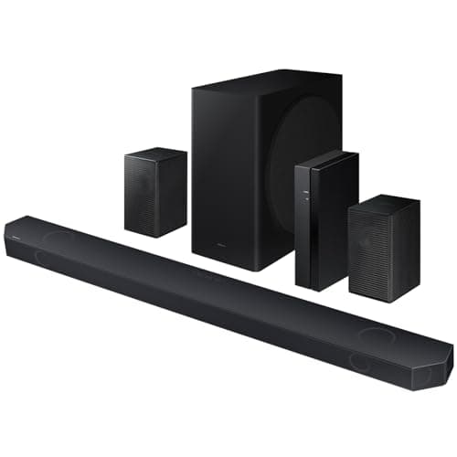 SAMSUNG HW-Q910D Q-Series 9.1.2 ch. Wireless Dolby Atmos Soundbar w/Q-Symphony (2024)(Renewed) Bundle with 2 Year Enhanced Protection Pack