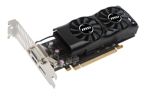 MSI Low Profile Compatible Graphics Cards GeForce GTX 1050 Ti 4GT LP