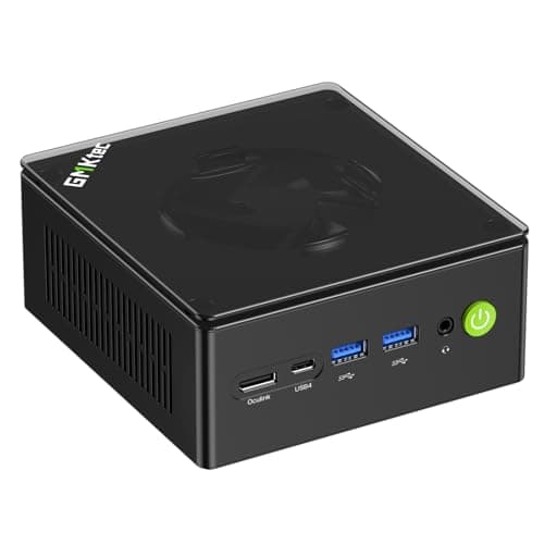GMKtec Gaming Mini PC K8 Plus AMD Ryzen 7 8845HS(8C/16T, up to 5.1GHz) 64GB DDR5 RAM 1TB SSD, Desktop Computer Dual NIC 2.5G, HDMI 2.1, USB4