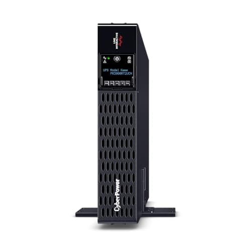 CyberPower PR3000RT2UCN Smart App Sinewave UPS System, 3000VA/3000W, 8 Outlets, 2U Rack/Tower, AVR, RMCARD205 Pre-Installed, Built-in cloud monitoring