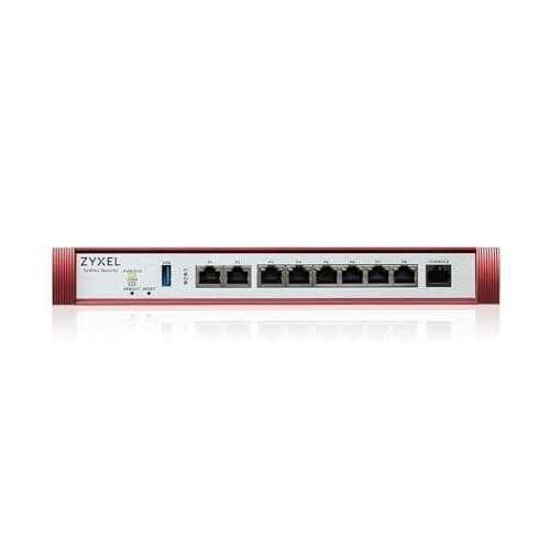 Zyxel High Speed Cyber Security Firewall | 2x Multi-Gig 2.5G | VPN | Business Class Recommended up to 100 Users | Nebula Cloud Option | Hardware Only [USGFLEX200H]