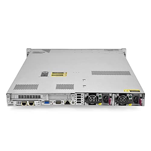 HP ProLiant DL360p Gen8 1U RackMount 64-bit Server with 2×6-Core E5-2640 Xeon 2.5GHz CPUs + 64GB PC3-10600R RAM + 8×300GB 10K SAS SFF HDD, P420i RAID, 4×GigaBit NIC, 2×Power Supplies, NO OS (Renewed)
