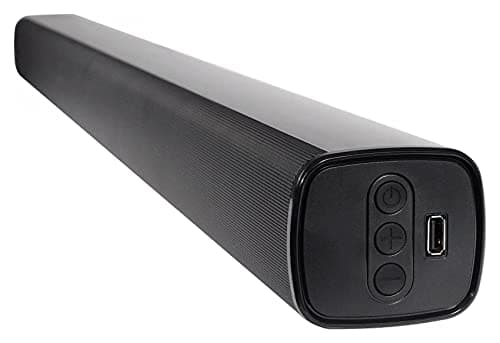 Rockville ROCKBAR 40" 400W Soundbar W/Wireless Subwoofer/Bluetooth/HDMI/Optical, Black