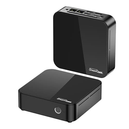 DreamQuest Mini PC W-11 Pro N150 (up to 3.6GHz) 32GB DDR4 RAM 1TB PCIe M.2 SSD Mini Desktop Computer 4K HDMI/DP/USB Type C/WiFi 5/USB3.1/BT5.0/Micro PC for Home & Business