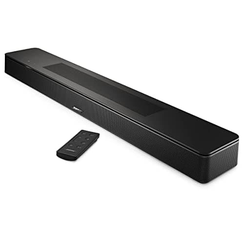 Bose New Smart Dolby Atmos Soundbar, Black Bundle with Wireless Surround Speakers (Pair), Bass Module 500