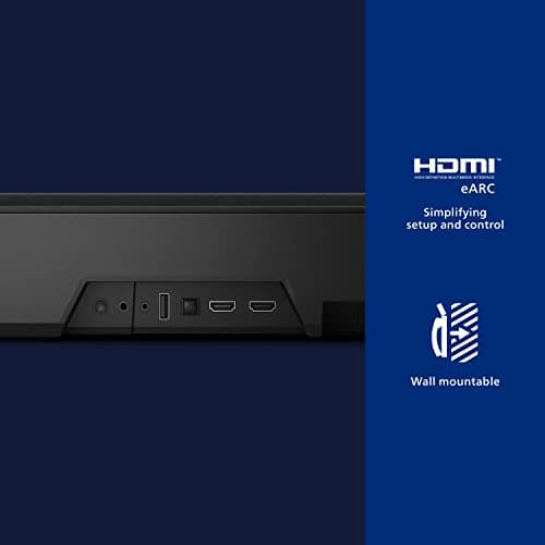 PHILIPS Fidelio FB1 7.1.2-Channel Surround Sound Soundbar with Integrated Dolby Atmos and Subwoofer + DTS Play-Fi, All-in-One, Premium Design and Materials