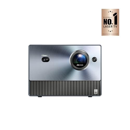 Hisense C1 4K UHD Triple Color RGB Laser Portable Mini Projector, up to 300", Viddà OS, Dolby Vision HDR10, 110% BT.2020 Color Gamut, 20w JBL Sound, Netflix, Auto Keystone Correction, MEMC
