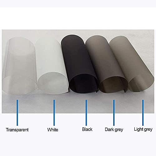 Rear Projection Screen Material Self - Adhesive Holographic Rear Projection Film, Projection Fabric for Bussiness Meeting Dark Grey, A4 Sample, 8.3"x11.7"