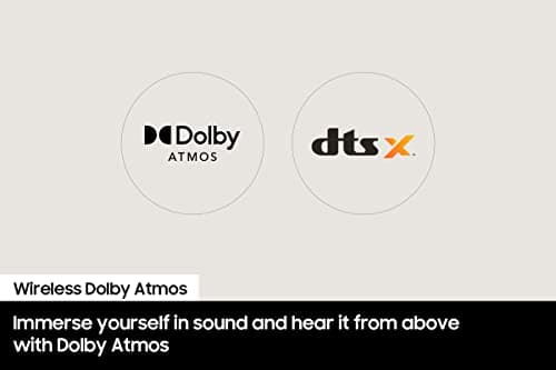 SAMSUNG HW-Q990B/ZA 11.1.4ch Soundbar w/ Wireless Dolby Atmos / DTS:X, Rear Speakers, Q Symphony, SpaceFit Sound+, Airplay 2, Adaptive Sound, Game Pro Mode, Alexa Built-In, 2022