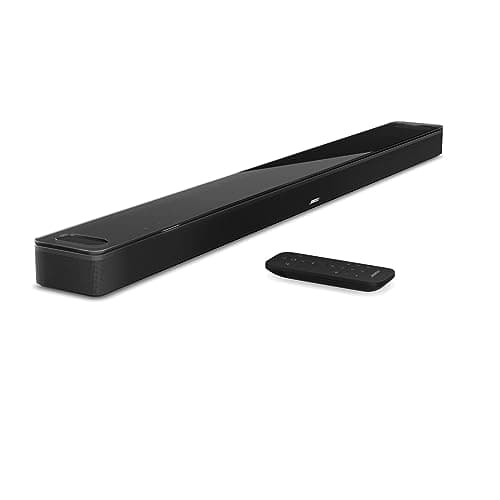 Bose Smart Ultra Soundbar, Surround Sound System for TV, Dolby Atmos Soundbar for TV Plus Alexa and Google Voice Control, Black