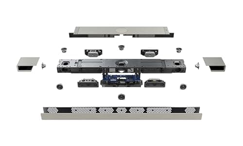 KEF XIO Dolby Atmos 5.1.2 Soundbar (Silver Grey)