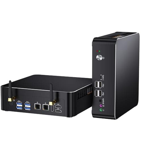 msecore Mini PC i9, 64GB RAM 1T SSD Desktop Computer with Core i9-9880H (Upto 4.8GHz), 2*HDMI, 1*DP, Triple Display, 4K@60Hz, Dual 2.5G LAN, Optical, USB-C, Wi-Fi 6E, Bluetooth 5.3, Windows 11 Pro