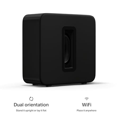 Sonos Sub 4 - Wireless Subwoofer - Black