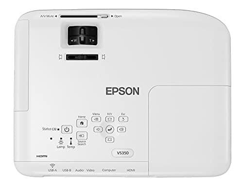 Epson VS350 XGA 3,300 lumens color brightness (color light output) 3,300 lumens white brightness (white light output) HDMI 3LCD projector