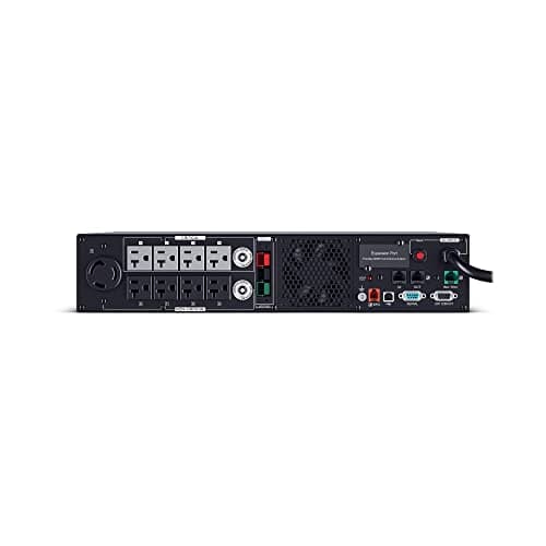 CyberPower PR3000RTXL2UN Smart App Sinewave UPS System, 3000VA/3000W, 9 Outlets, 2U Rack/Tower, RMCARD205 Pre-Installed, EBM Option