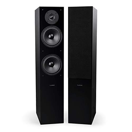 Fluance Elite High Definition Surround Sound Home Theater 5.1 Speaker System Including 3-Way Floorstanding Towers, Center Channel, Rear Surround Speakers and a DB10 Subwoofer - Black Ash (SX51BR)
