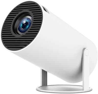 Sanniu Mini Projector, Support 4K 1080P HD Portable Projector with Bluetooth and WIFI Android TV 11, Auto Keystone, 130" Screen Smart Video Projector with Speakers for Home Theater & Outdoor Movie