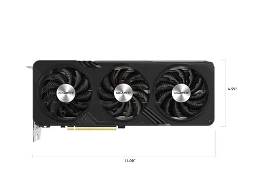 GIGABYTE Radeon RX 7600 XT Gaming OC 16G Graphics Card, 3X WINDFORCE Fans 16GB 128-bit GDDR6, GV-R76XTGAMING OC-16GD Video Card