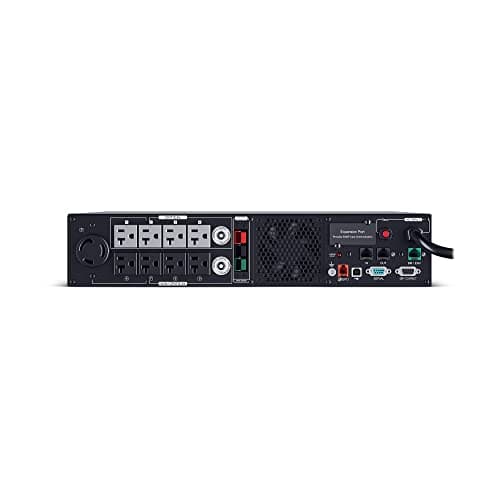 CyberPower PR3000RTXL2U Smart App Sinewave UPS System, 3000VA/3000W, 9 Outlets, 2U Rack/Tower, EBM Option
