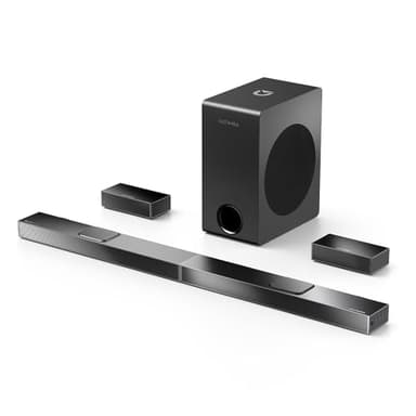 ULTIMEA 5.1.2 Dolby Atmos Soundbar with 8" Wireless Subwoofer, Upward-Firing Drivers, Home Theater Surround Sound System for TV, 4K HDR, Nova S80 (2025 Upgraded Speakers)