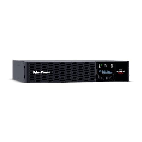 CyberPower PR3000RT2UCN Smart App Sinewave UPS System, 3000VA/3000W, 8 Outlets, 2U Rack/Tower, AVR, RMCARD205 Pre-Installed, Built-in cloud monitoring