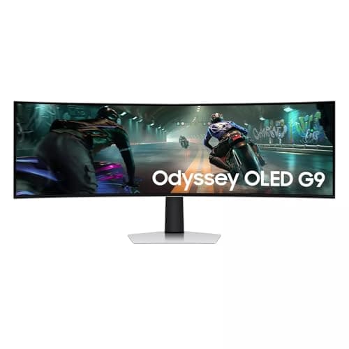 SAMSUNG 49" Odyssey OLED G9 Dual QHD 144Hz 0.03ms Gaming Monitor S49DG91DSN (Renewed)