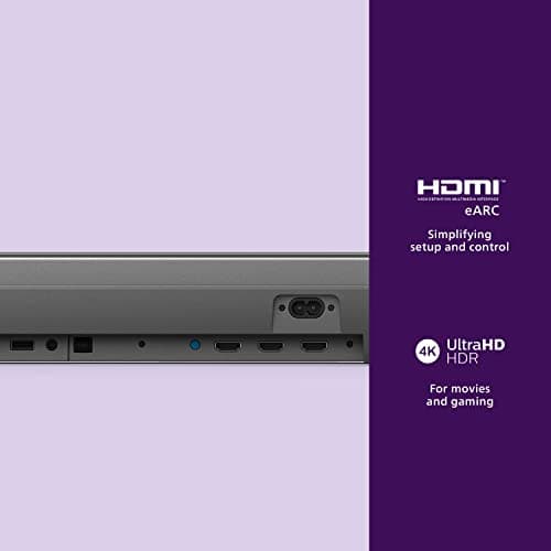 Philips B8905 Soundbar 3.1.2 with Wireless Subwoofer, Dolby Atmos, Compatible with DTS Play-Fi, Connects with Amazon Echo Devices and Voice Assistants, AirPlay 2 and BT Support, TAB8905