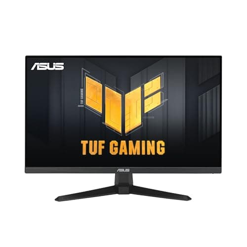 ASUS TUF Gaming 24” (23.8” viewable) 1080P Monitor (VG249QE5A) - Full HD, Overclock to 144Hz, IPS, Extreme Low Motion Blur Sync, 1ms, Speakers, Variable Overdrive, DisplayWidget Center, 3 yr Warranty