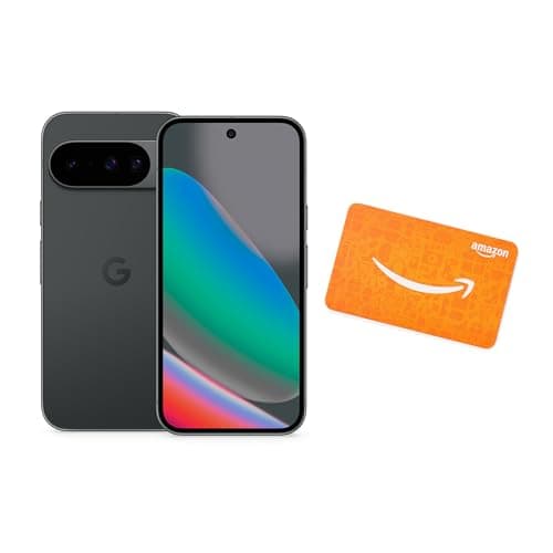 Google Pixel 10 - Obsidian - 128 GB with $100 Amazon Gift Card