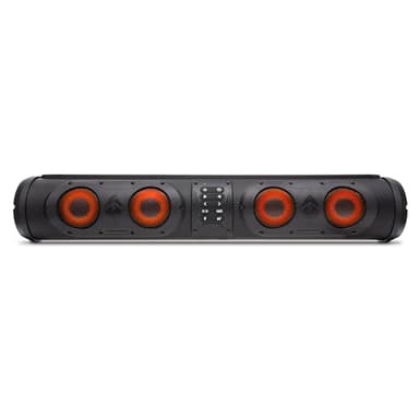 by ECOXGEAR SE26R 500-Watt Amplified Powersports 8 Speaker Bluetooth LED Backlit Soundbar Waterproof Dirtproof with Standard Mounting Bracket