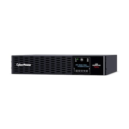 CyberPower PR3000RTXL2UACN Smart App Sinewave UPS System, 3000VA/3000W, 9 Outlets, 2U Rack/Tower, RMCARD205 Pre-Installed, EBM Option, Built-in Cloud