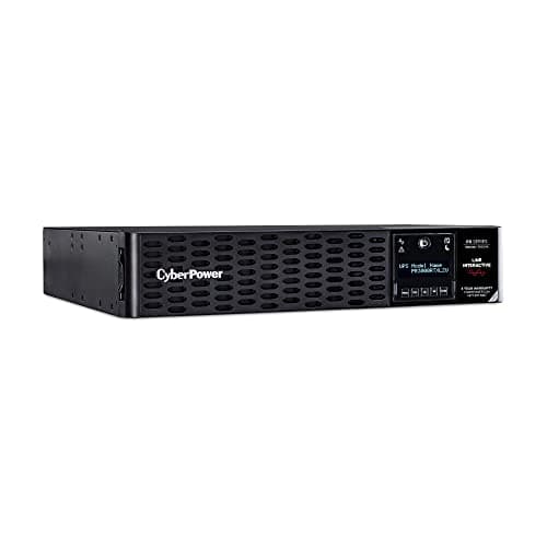 CyberPower PR3000RTXL2U Smart App Sinewave UPS System, 3000VA/3000W, 9 Outlets, 2U Rack/Tower, EBM Option
