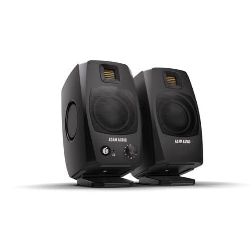 ADAM Audio D3V Active Desktop Monitoring System with USB-C Connection (Pair, Black)