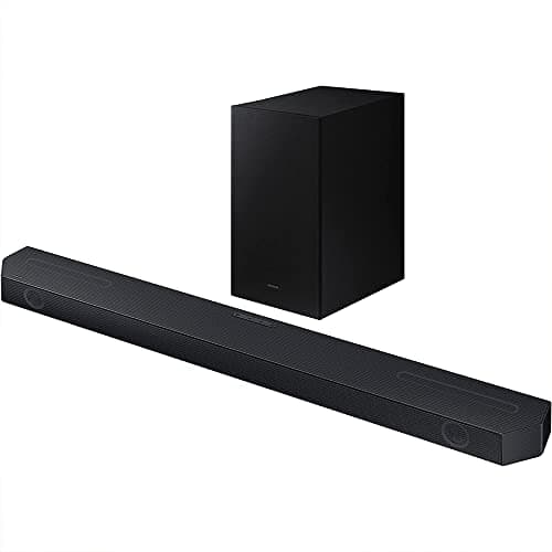 SAMSUNG HW-Q600C 3.1.2ch Soundbar and Subwoofer with Dolby Audio Bundle SWA-9200S Wireless Surround Speakers