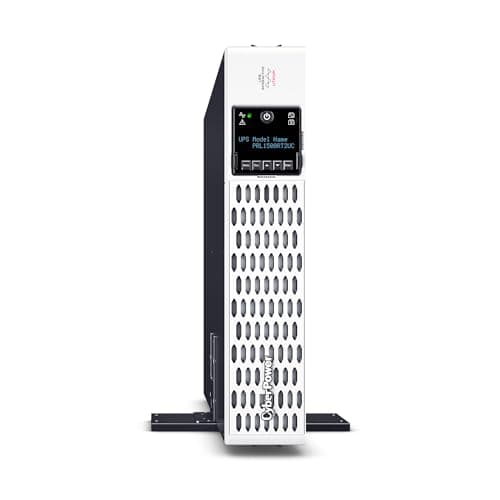 CyberPower PRL1500RT2UC Smart App Sinewave UPS System, 1500VA/1500W, 8 Outlets, 2U Rack/Tower, AVR, Lithium