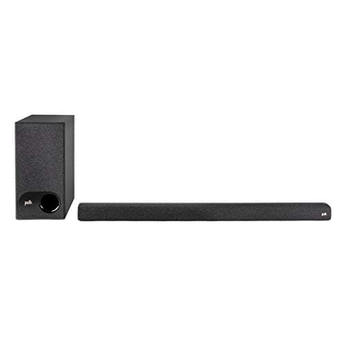 Polk Audio Signa S3 Sound Bar for TV & Wireless Subwoofer with Built-in Chromecast & Google Assistant, Low-Profile Design, Works with 8K, 4K & HD TVs, Bluetooth and Wireless Streaming