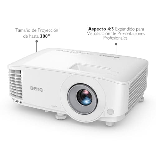 BenQ MS560 Business Projector, 4000 Lumens, DLP, SVGA, 2 HDMI, VGA, Auto Keystone Correction Glass Lens for Image Accuracy, SmartEco 70% Less Energy Consumption, Conference Room, Meeting, Classroom