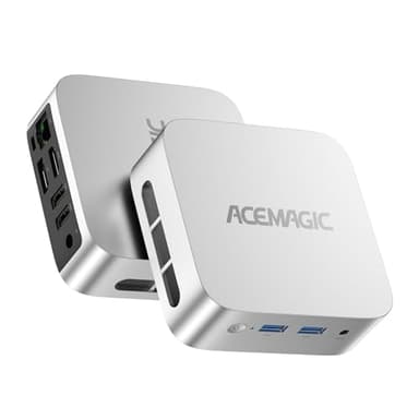 ACEMAGIC Vista Mini V1 Mini PC, Twin Lake N150, 16GB DDR4 RAM 1TB SSD Mini Computers, 11 Pro Desktop 4K Dual Display, WiFi/Bluetooth, for Home Office Business, up to 3.6 GHz(Beat N100/N95)