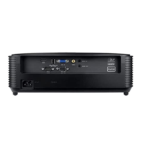 Optoma W400LVe WXGA Professional Projector | 4000 Lumens for Lights-on Viewing | Presentations in Classrooms & Meeting Rooms | Up to 15,000 Hour Lamp Life | Speaker Built In