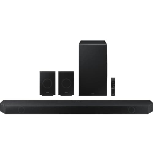 SAMSUNG HW-Q990D Q-Series 11.1.4 ch. Wireless Dolby Soundbar with Q-Symphony (2024) (Renewed) Bundle with 2 Year Enhanced Protection Pack